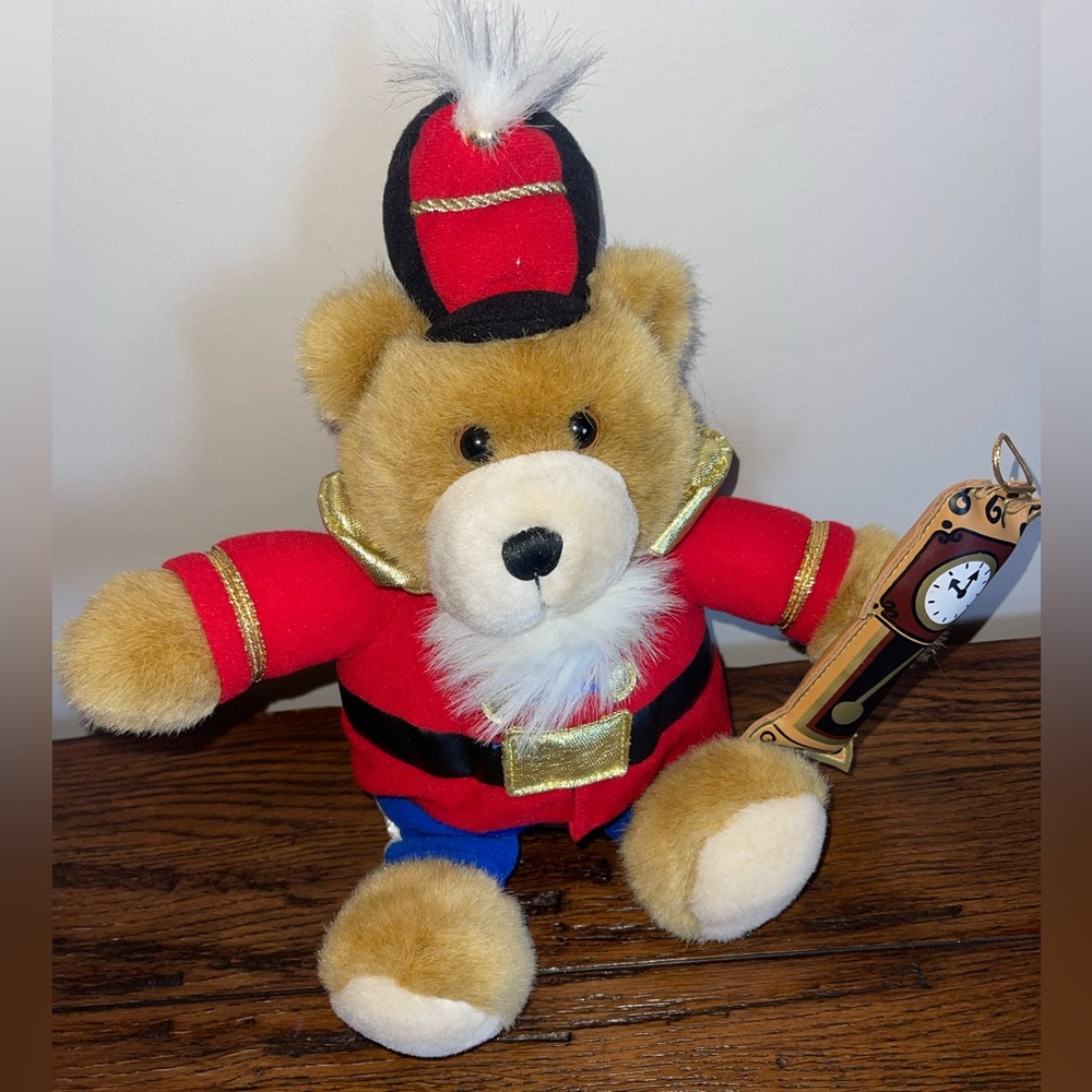 Gibson Nutcracker Bears Plush. 13"‎ Tall Christmas